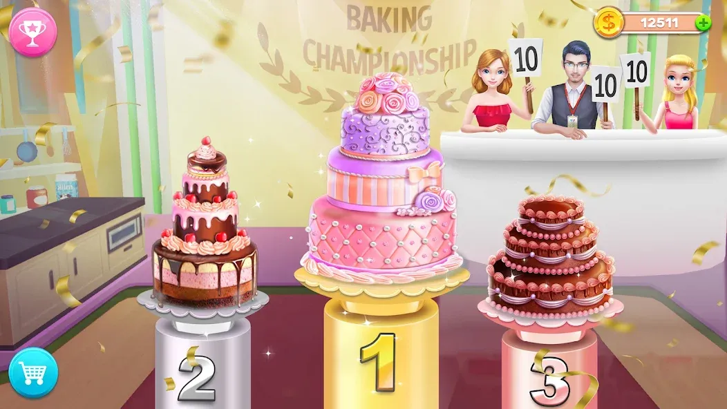 My Bakery Empire: Bake a Cake  [МОД Много денег] Screenshot 3