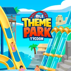 Взломанная Idle Theme Park Tycoon (Айдел Тем Парк Тайкун)  [МОД Menu] - полная версия apk на Андроид