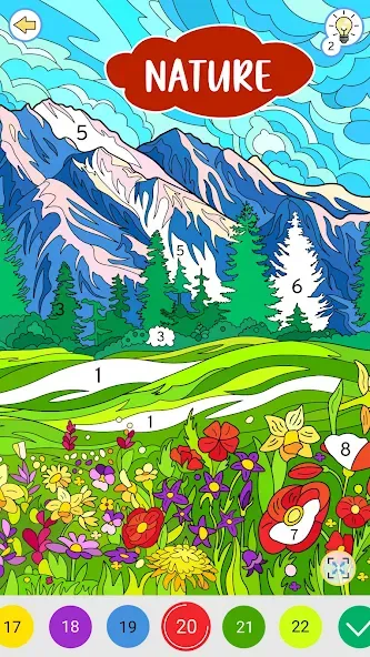 Color by Number: Coloring Book  [МОД Unlimited Money] Screenshot 1