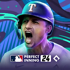 Скачать взлом MLB Perfect Inning 24 (МЛБ Совершенная Подача 23)  [МОД Много монет] - последняя версия apk на Андроид