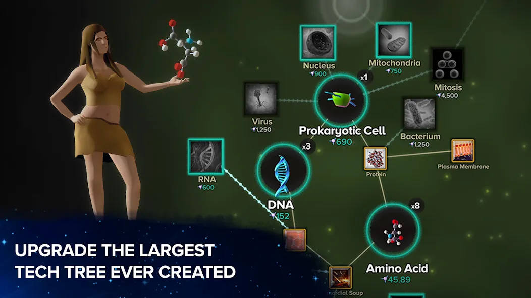 Cell to Singularity: Evolution  [МОД Бесконечные монеты] Screenshot 5