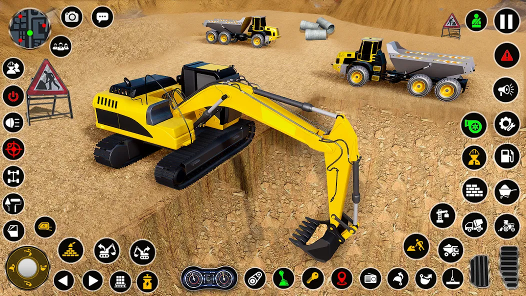 Construction Dump Truck Game (Конструкционный симулятор самосвала)  [МОД Меню] Screenshot 1