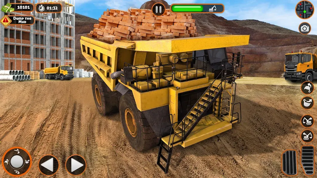 Construction Dump Truck Game (Конструкционный симулятор самосвала)  [МОД Меню] Screenshot 2