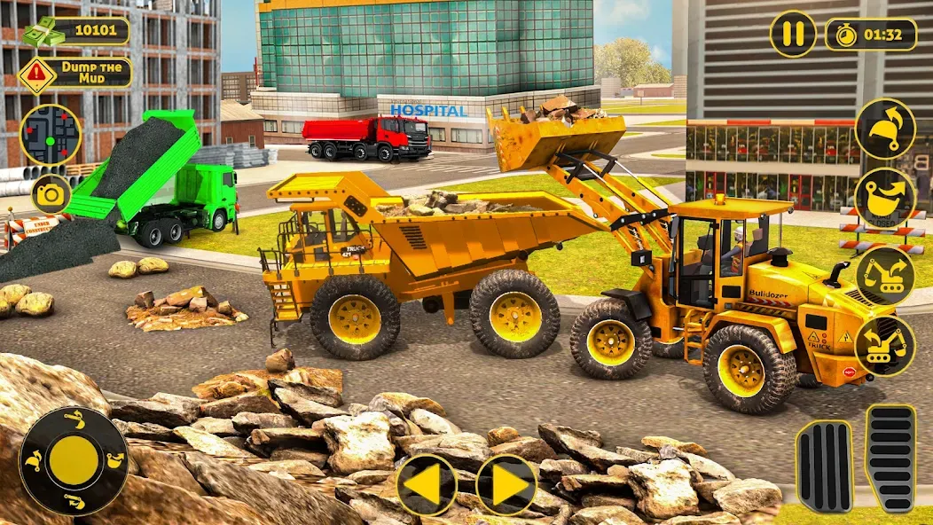 Construction Dump Truck Game (Конструкционный симулятор самосвала)  [МОД Меню] Screenshot 4