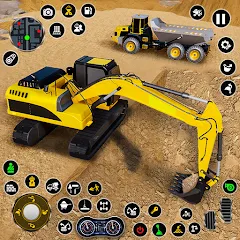 Взлом Construction Dump Truck Game (Конструкционный симулятор самосвала)  [МОД Меню] - последняя версия apk на Андроид