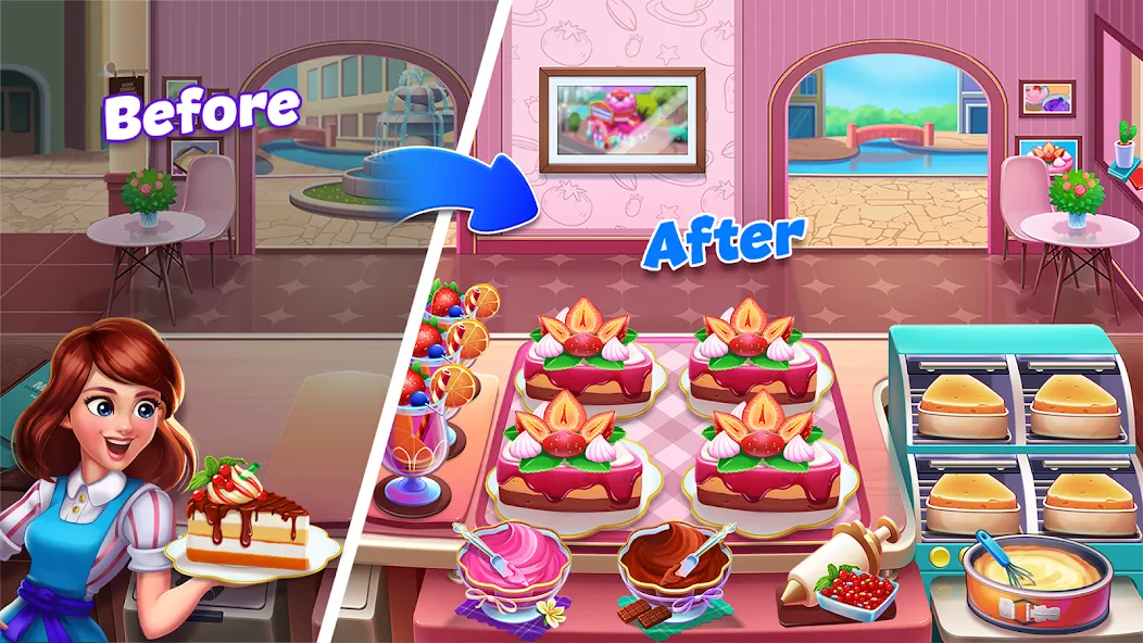 Food Voyage: Fun Cooking Games (Фуд Воядж)  [МОД Menu] Screenshot 4