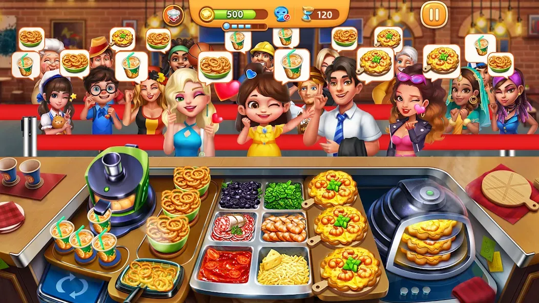 Cooking City - Cooking Games (Кукинг Сити)  [МОД Много монет] Screenshot 2