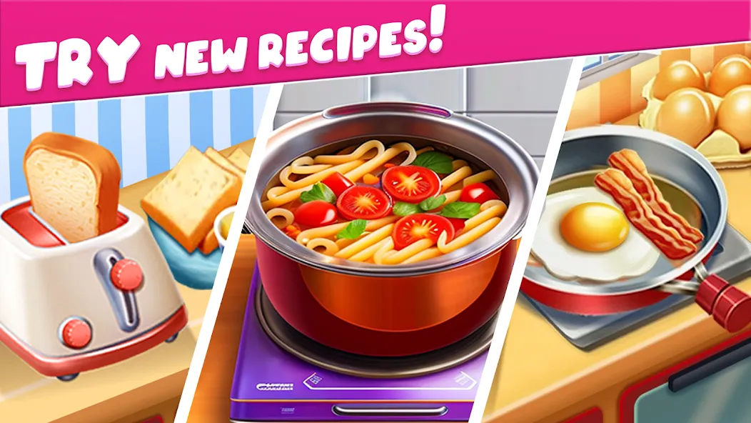 Cooking Taste Restaurant Games  [МОД Меню] Screenshot 2