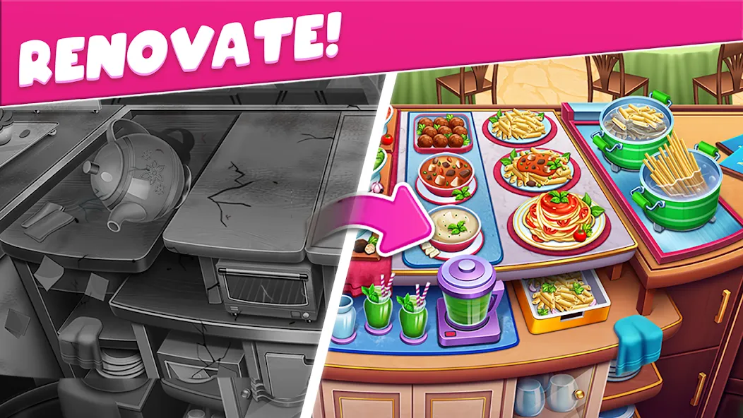 Cooking Taste Restaurant Games  [МОД Меню] Screenshot 4