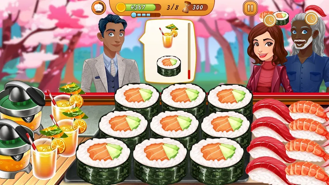 Cooking Team: Restaurant Games  [МОД Бесконечные монеты] Screenshot 3