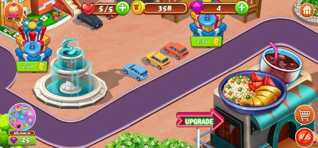 Food Game Crazy Super Chef  [МОД Mega Pack] Screenshot 3