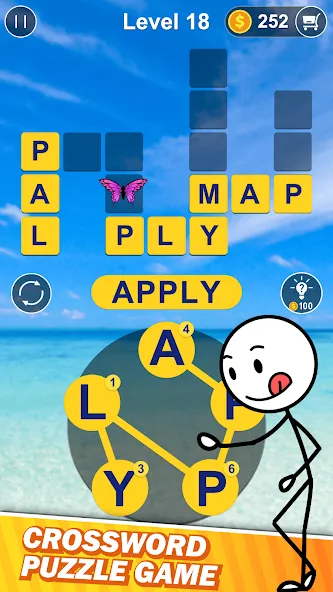 Word Connect - Word Search (Уорд Коннект)  [МОД Много монет] Screenshot 3