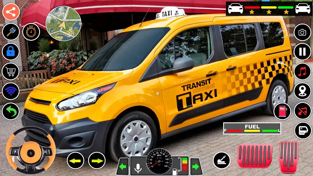 US Taxi Game 2023-Taxi Driver  [МОД Много монет] Screenshot 2