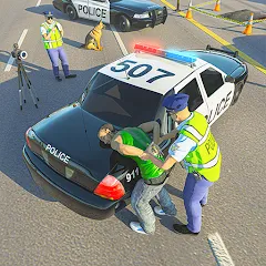 Взлом Police Simulator Job Cop Game  [МОД Menu] - полная версия apk на Андроид