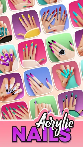 Acrylic Nails!  [МОД Много денег] Screenshot 1