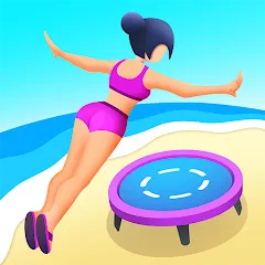 Взломанная Flip Jump Stack!  [МОД Unlimited Money] - полная версия apk на Андроид