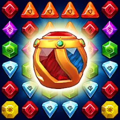 Скачать взломанную Jewel Ancient Pyramid Treasure  [МОД Много монет] - стабильная версия apk на Андроид