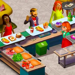 Взломанная Cooking Cup: Fun Cafe Games (Кукинг Кап)  [МОД Menu] - полная версия apk на Андроид