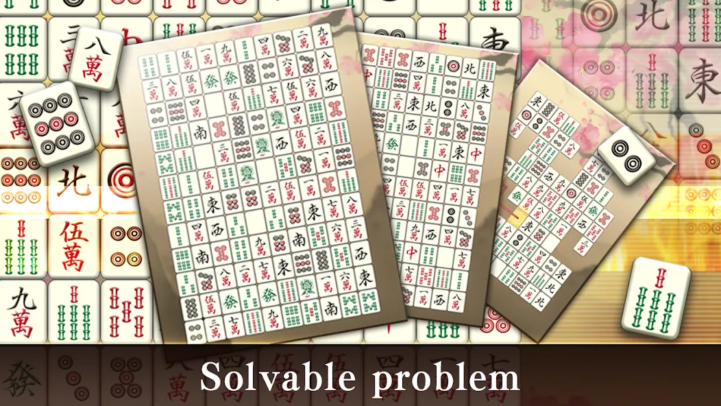 Mahjong Puzzle Shisensho (Маджонг Пазл Шисеншо)  [МОД Все открыто] Screenshot 2