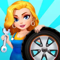 Скачать взлом Car Fix Inc - Mechanic Garage (Кар Фикс Инк)  [МОД Все открыто] - стабильная версия apk на Андроид