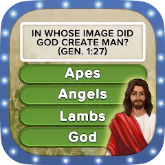 Взломанная Daily Bible Trivia Bible Games (Ежедневные викторины Библии библейские игры)  [МОД Menu] - стабильная версия apk на Андроид