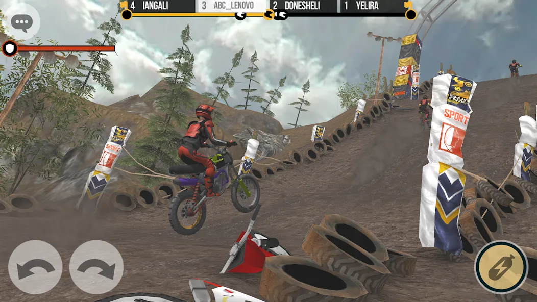 Clan Race: PVP Motocross races (Клан Рейс)  [МОД Menu] Screenshot 3