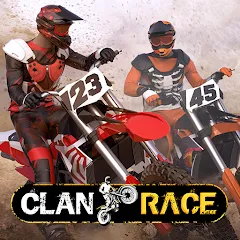 Скачать взломанную Clan Race: PVP Motocross races (Клан Рейс)  [МОД Menu] - стабильная версия apk на Андроид