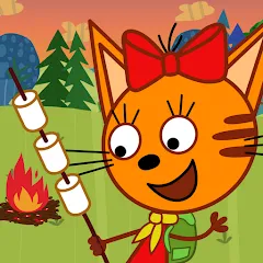 Взломанная Kid-E-Cats: Kitty Cat Games!  [МОД Бесконечные деньги] - стабильная версия apk на Андроид