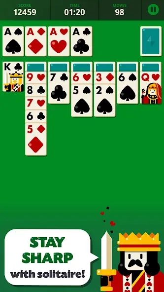 Solitaire: Decked Out  [МОД Много монет] Screenshot 1