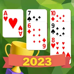 Взлом Klondike Solitaire Offline  [МОД Много монет] - стабильная версия apk на Андроид