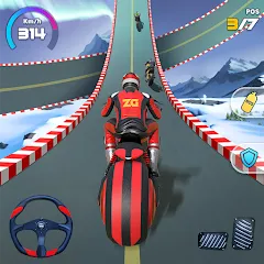 Взломанная Bike Race: Racing Game (Байк Гейм 3D)  [МОД Много монет] - полная версия apk на Андроид