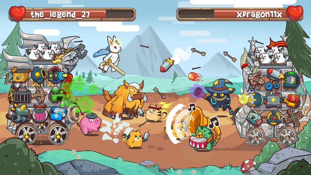 CatnRobot Idle TD: Battle Cat (КэтТауэр Айдл ТД)  [МОД Unlimited Money] Screenshot 3