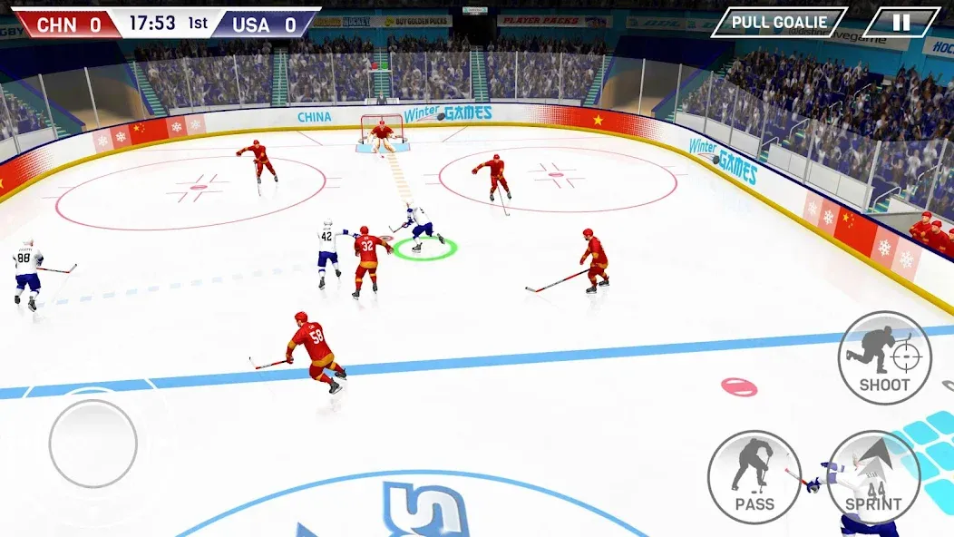 Hockey All Stars (Хоккей Олл Старс)  [МОД Unlimited Money] Screenshot 2