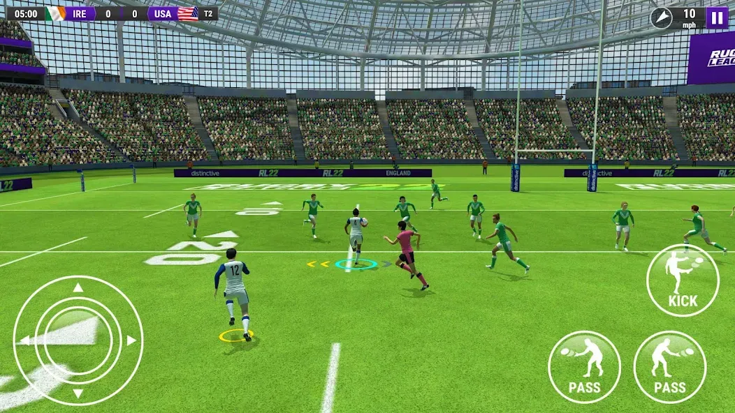 Rugby League 22 (Рубиги Лига 22)  [МОД Unlocked] Screenshot 2