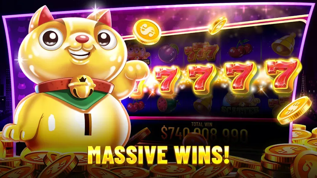 Best Casino™ Slots: 777 Casino (Бест Казино Слотс)  [МОД Меню] Screenshot 4
