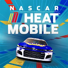 Скачать взломанную NASCAR Heat Mobile (НАСКАР Хит Мобилай)  [МОД Mega Pack] - полная версия apk на Андроид