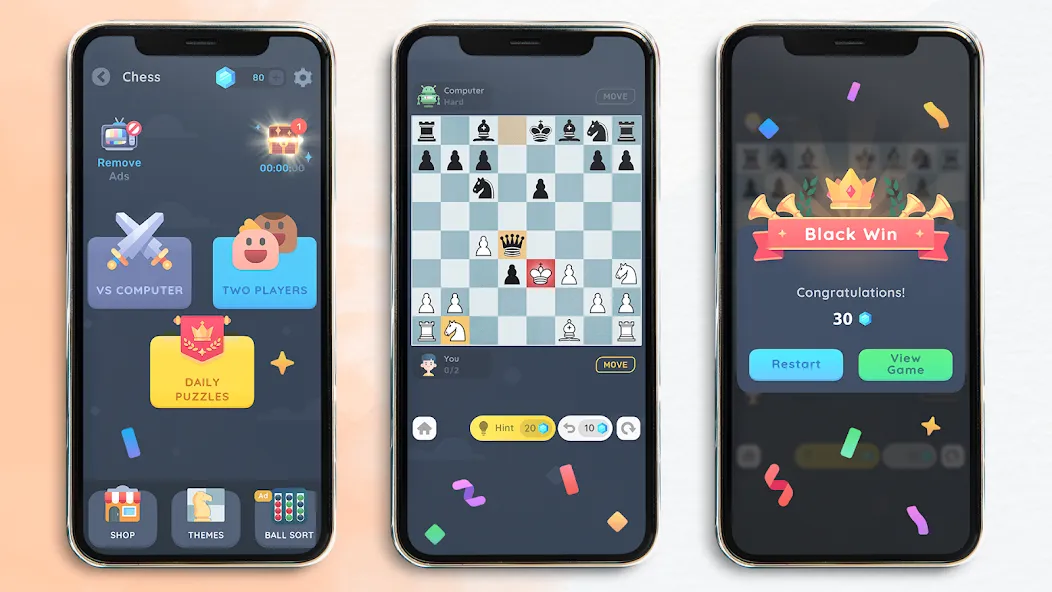 Chess: Classic Board Game  [МОД Menu] Screenshot 1