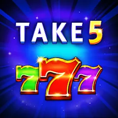 Взлом Take 5 Vegas Casino Slot Games (Тейк 5 Вегас Казино Слот игры)  [МОД Unlocked] - стабильная версия apk на Андроид