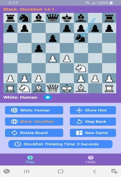 Chess With Stockfish 16  [МОД Бесконечные деньги] Screenshot 1