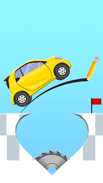 Draw 2 Bridge: Draw Save Car (Дроу 2 Бридж)  [МОД Бесконечные монеты] Screenshot 1