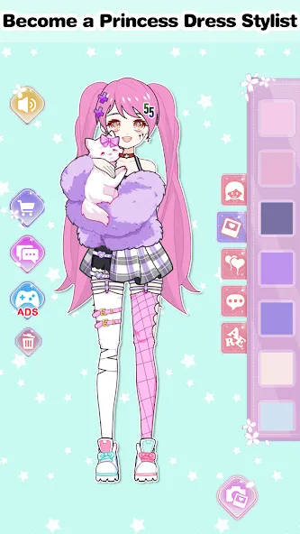 Vlinder Princess Dress up game  [МОД Меню] Screenshot 4