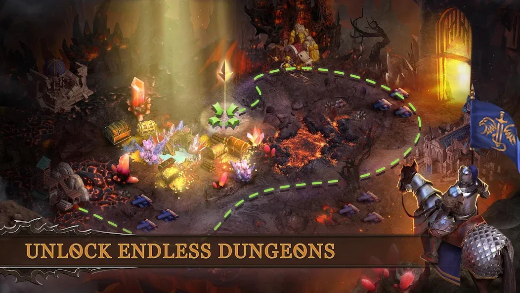 Dungeon & Heroes: 3D RPG  [МОД Меню] Screenshot 4