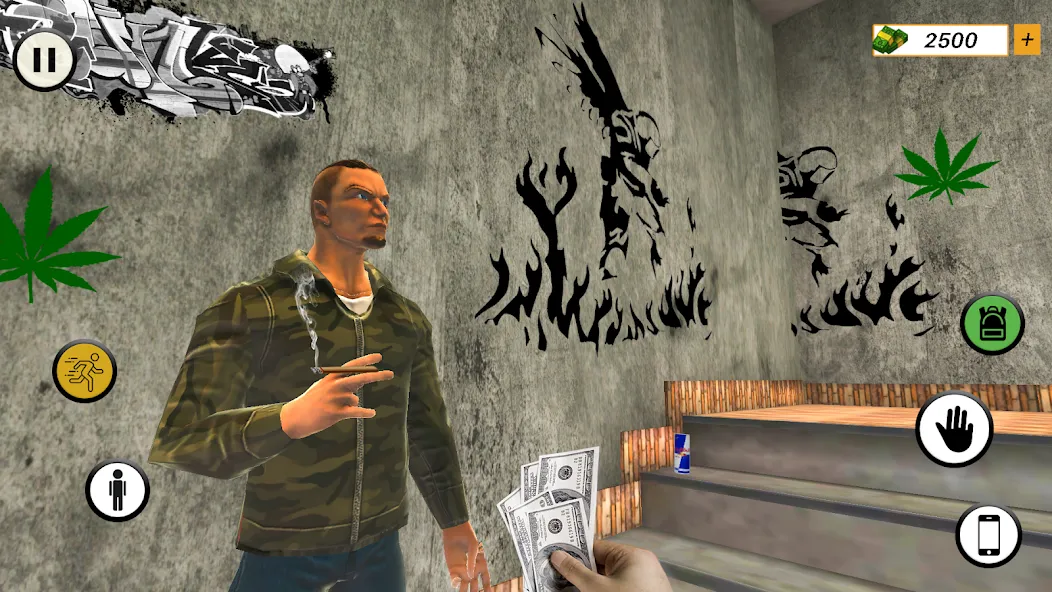 Drug Mafia 3d Weed Mafia Games  [МОД Menu] Screenshot 2