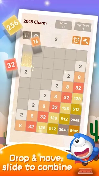 Number Charm: Slide Puzzle (Две тысячи сорок восемь)  [МОД Menu] Screenshot 5