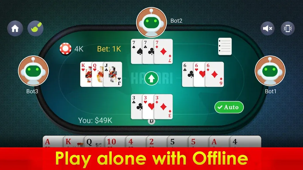 Hazari - 1000 Points Card Game (Хазари)  [МОД Menu] Screenshot 3