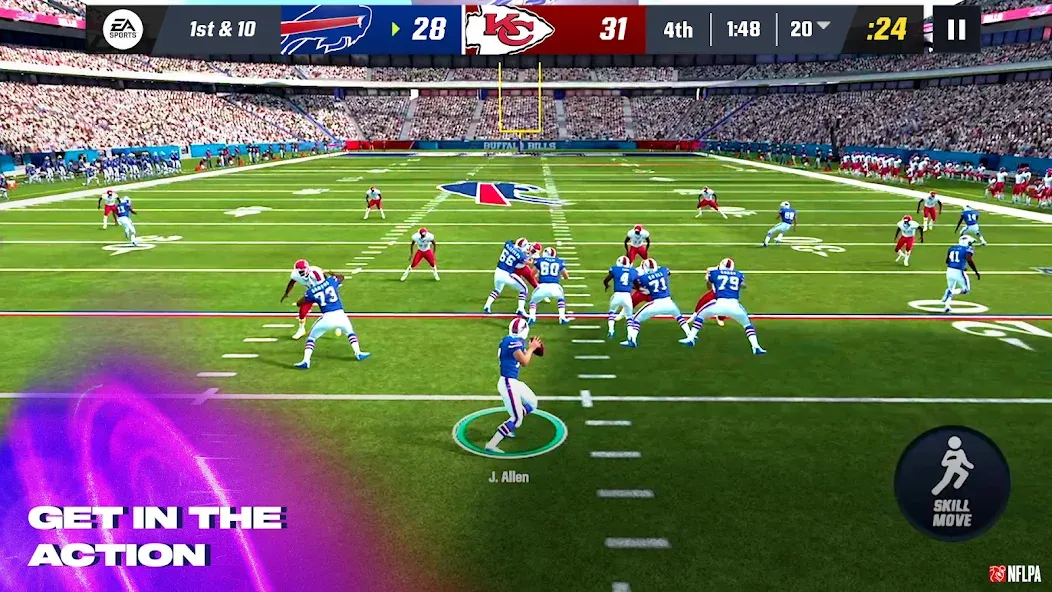 Madden NFL 24 Mobile Football (Мэдден НФЛ 23 Мобильный Футбол)  [МОД Menu] Screenshot 1