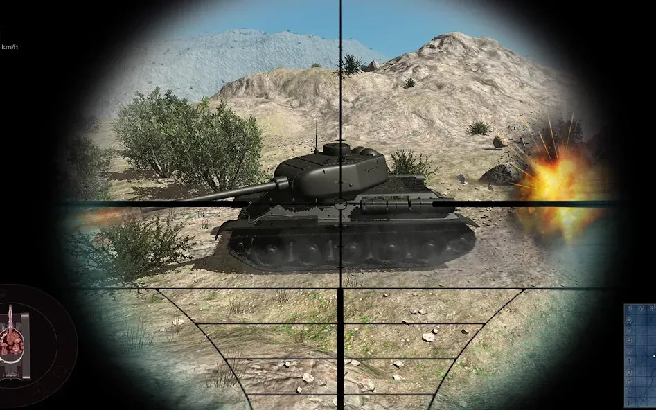 Real Tank Battle : War Machine (Реальное танковое сражение)  [МОД Много денег] Screenshot 2