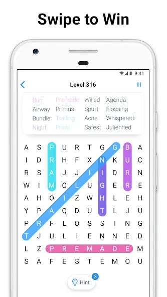 Word Search - crossword puzzle (Уорд Срч)  [МОД Меню] Screenshot 3