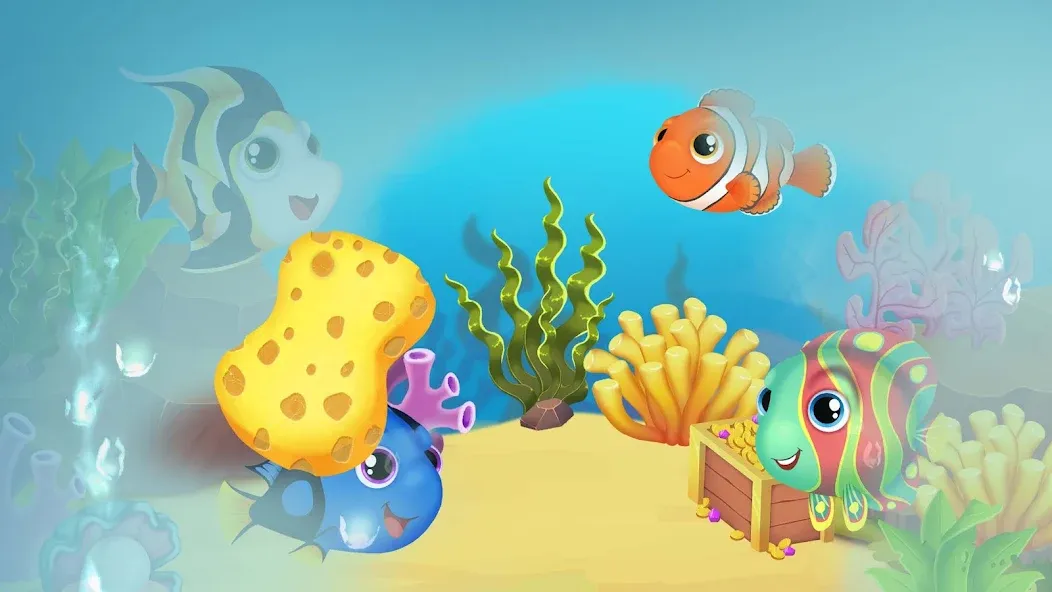 Baby Aquarium - Fish game  [МОД Меню] Screenshot 2