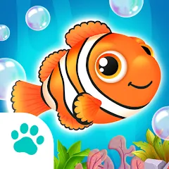 Взломанная Baby Aquarium - Fish game  [МОД Меню] - последняя версия apk на Андроид